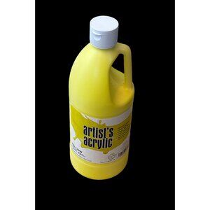 Artists Acrylic Yellow Paint